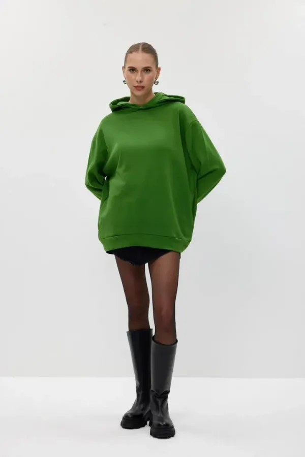 Basic Hooded Women's Sweatshirt