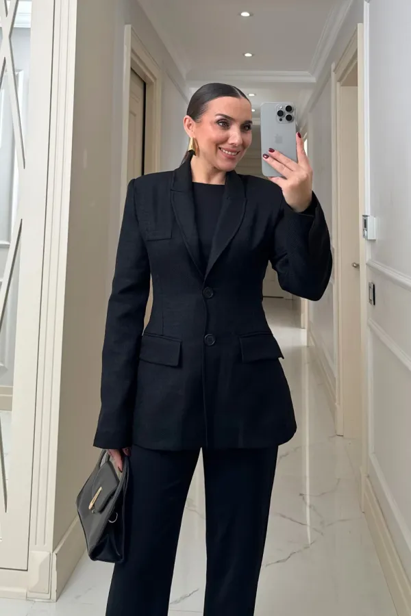 Body-hugging blazer women's jacket