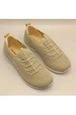 Adara Beige Women's Athletic Shoes – Comfortable & Lightweight Design