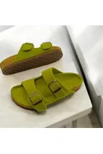 Keche Green Women's Winter House Slippers