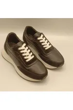 Ametist Collection Como Black Women's Leather Sneakers – Stylish & Comfortable Design