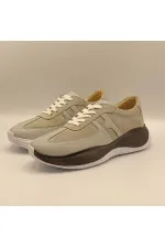 Ametist Exclusive Comodo Grey Women's Leather Sneakers – Stylish & Comfortable Design