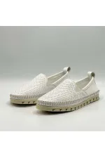 Flex Beyaz Kadın Loafer