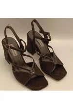 Aster Black Heeled Sandals
