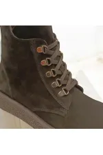 Bottes d'hiver en daim noir pour femmes