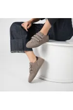 Faye Vizon Süet Kadın Cırtlı Sneaker