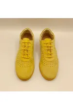 Agna Yellow Nubuck Women's Loafer