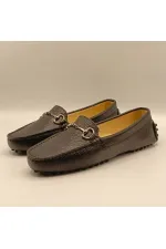 Diana Black Leather Casual Women's Shoes