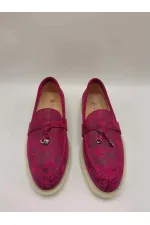 Davina Fuşya Baskılı Hakiki Deri Günlük Ayakkabı – 37 Numara (Son Ürün, İndirimli)