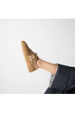 Baskets en daim pour femme Elio Sigaro – Cuir véritable, Nouvelle collection automne/hiver