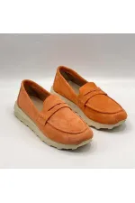 Carle Turuncu Kadın Loafer