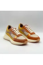 Comfy Bronze Leather Women's Athletic Shoes – Amethyst Exclusive