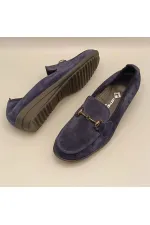 Jessica Lacivert Süet Kadın Günlük Ayakkabı