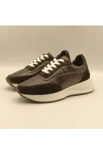 Ametist Collection Como Black Women's Leather Sneakers – Stylish & Comfortable Design