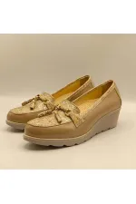 Lexi Beige Casual Women's Shoes | Genuine Leather, Comfortable Sole | Handcrafted