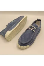 Emma Mavi Süet Günlük Kadın Ayakkabı