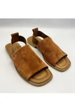 Bellini Tan Suede Leather Women's Sandals | Natural Elegance & Comfort