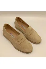 Adonia Beige Suede Women's Casual Shoes