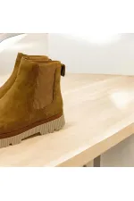 Scorpion Camel Suede Women's Chelsea Boots