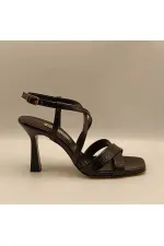 Marla Black Heeled Sandals