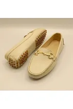 Chaussures décontractées pour femmes Diana en cuir beige