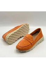 Carle Turuncu Kadın Loafer