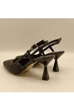 Abbey Siyah İnce Topuklu Ayakkabı