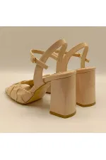 Cadis Nude Heeled Sandals