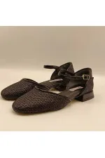 Ellinor Black Flat Heeled Ballet Flats