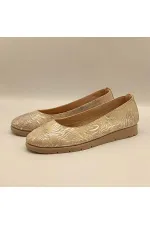 Alena Powder Pink Leather Ballet Flats