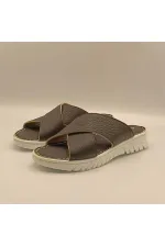 Pantoufles confortables en cuir noir Alessia pour femmes