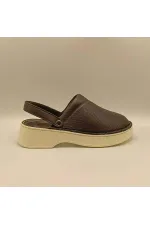 Sabo Black Leather Women's Slippers