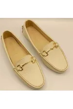Chaussures décontractées pour femmes Diana en cuir beige