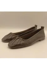 Ballerines Gale en cuir noir