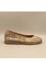 Alena Powder Pink Leather Ballet Flats