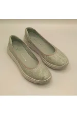 Adela Turquoise Leather Casual Women's Shoes