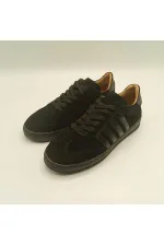 Elio Siyah Süet Kadın Sneaker – Gerçek Deri, Yeni Sezon Sonbahar/Kış