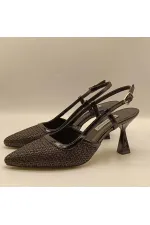 Abbey Siyah İnce Topuklu Ayakkabı