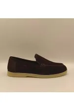 Mocassins Amy en daim noir pour femmes