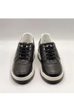 Pia Black Leather Women's Sneaker – Stylish and Comfortable Design