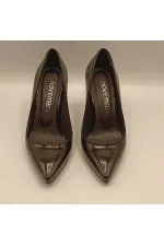 Carleen Black Patent Leather Stiletto