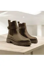 Terra Black Leather Women's Chelsea Boots