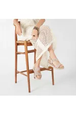 Amethyst Exclusive Stable Beige Suede Platform Women's Sandals | Elegance and Comfort