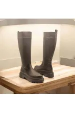 Bottes Rider en cuir noir pour femmes