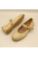 Lotus Beige Ballet Flats