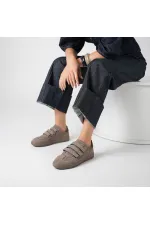 Faye Vizon Süet Kadın Cırtlı Sneaker