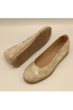 Alena Powder Pink Leather Ballet Flats