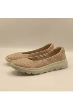 Adela Pudra Deri Günlük Kadın Ayakkabı