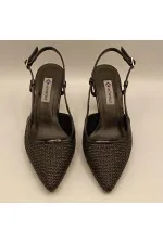 Abbey Siyah İnce Topuklu Ayakkabı