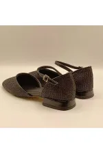 Ellinor Black Flat Heeled Ballet Flats